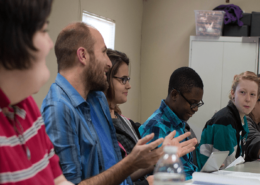 Image of students at a Find Your Voice Writing Group