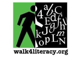 Walk 4 Literacy Logo