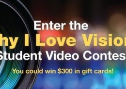 Banner announcing 2016 Why I Love Visions Video Contest