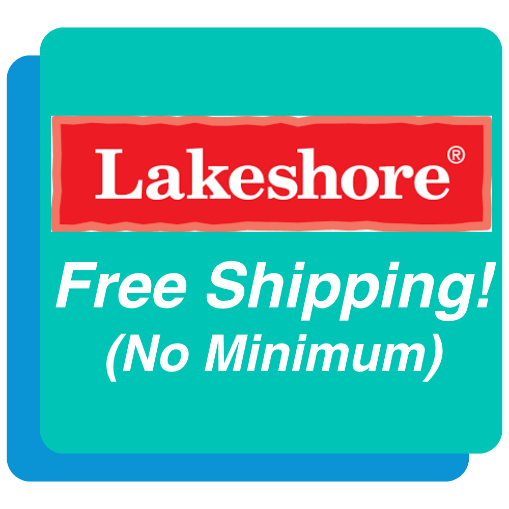 Lakeshore Learning provides free shipping with no minimum purchase