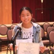 Photo of Audrey L. at the Spelling Bee