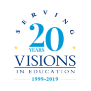 Visions In Education 20th Anniversary Logo