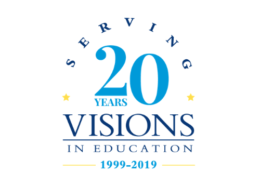 Visions In Education 20th Anniversary Logo