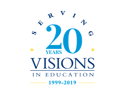 Visions In Education 20th Anniversary Logo