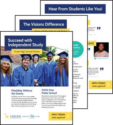 Photo preview of Visions Independent Study info kit