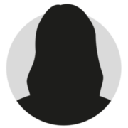 Female shadow silhouette or icon