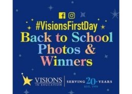 #VisionsFirstDay Back to School Photos & Winners News Post