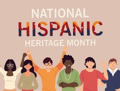 national hispanic heritage month with latin women and men cartoons design, culture and diversity theme Vector illustration (national hispanic heritage month with latin women and men cartoons design, culture and diversity theme Vector illustration, ASC