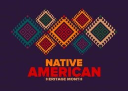 Native American Heritage Month in November. American Indian culture. Celebrate annual in United States. Tradition pattern. Poster, card, banner and background. Vector ornament, illustration