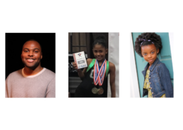 Three African American Visions students, profile photos for Black History Month student success stories