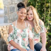 Mother, Lee poses with daughter, Anee both graduates of Visions In Education