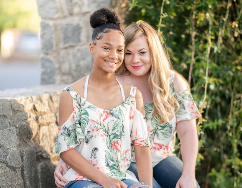 Mother, Lee poses with daughter, Anee both graduates of Visions In Education