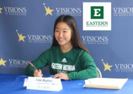 Home School senior Cate Migliori signs National Letter of Intent to dive at Eastern Michigan University