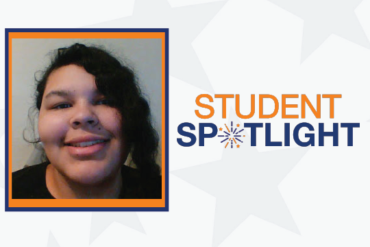 Online high school student spotlight
