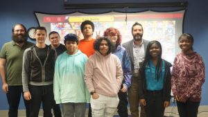 Technology club lets Visions high school students learn about gaming and play nintendo with friends
