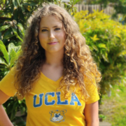 Smiling Home School student in UCLA Bruins shirt