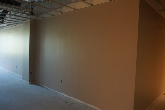 October 2024 (Wall separating the training center)