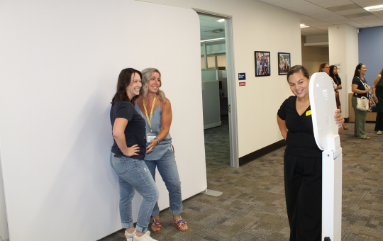 Teachers posing for a photo.