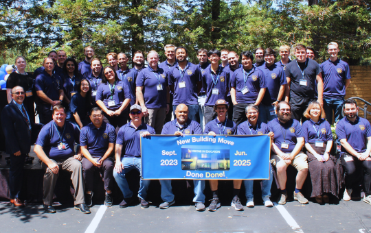 Group photo of the Visions 2025 move team.
