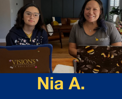 2025 Visions First Day winner Nia A.