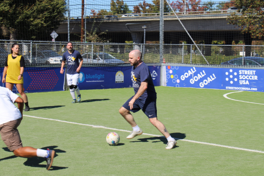 Vision staff soccer team