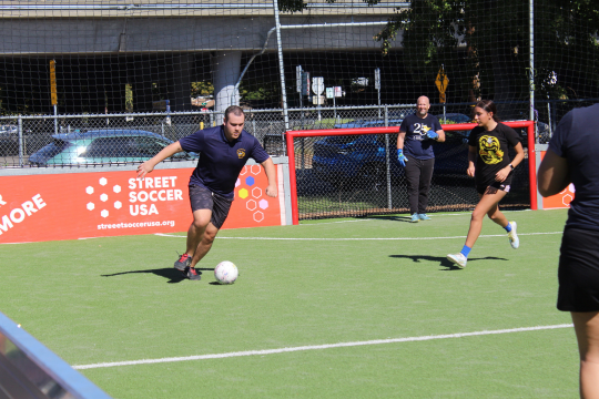 Vision staff soccer team