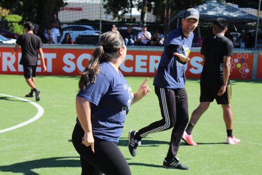 Vision staff soccer team