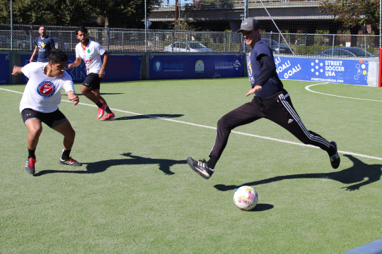 Vision staff soccer team