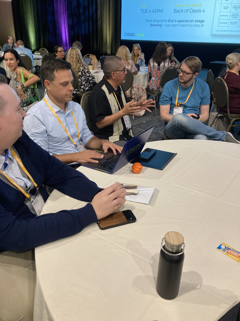 Visions staff collaborating at the CSDC Conference