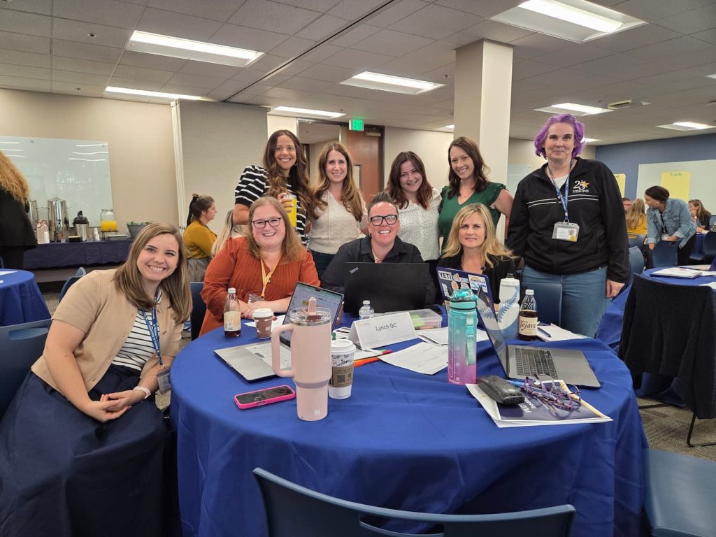 Group photo of Visions staff at a training