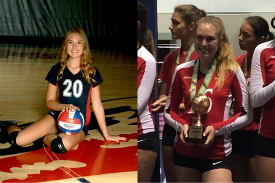 Collage of photos of Sierra Horton