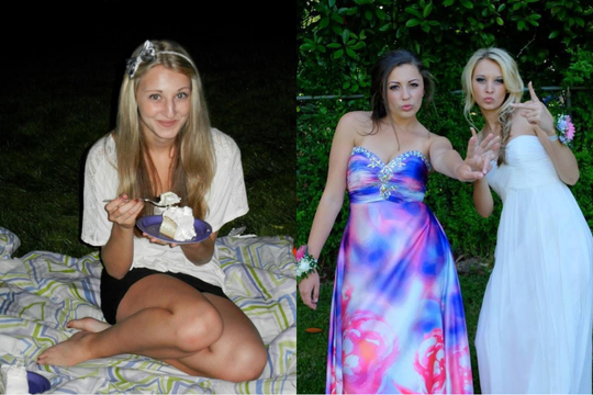 Collage of photos of Ellie Fazzi