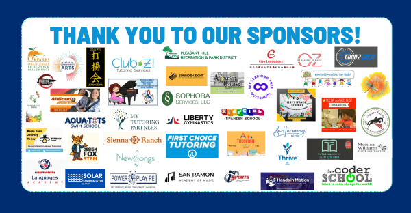 Collage of vendor logos with text that says "Thank you to our sponsors!"