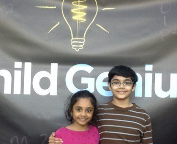 Visions Student on Child Genius Show