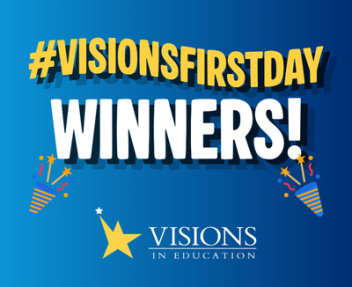 Visions In Education is announcing our #VisionsFirstDay photo campaign winners, where students are families are asked to share their back-to-school photos.