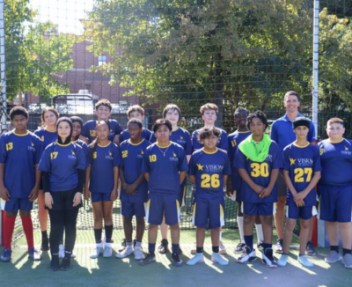 Group photo of Visions soccer team
